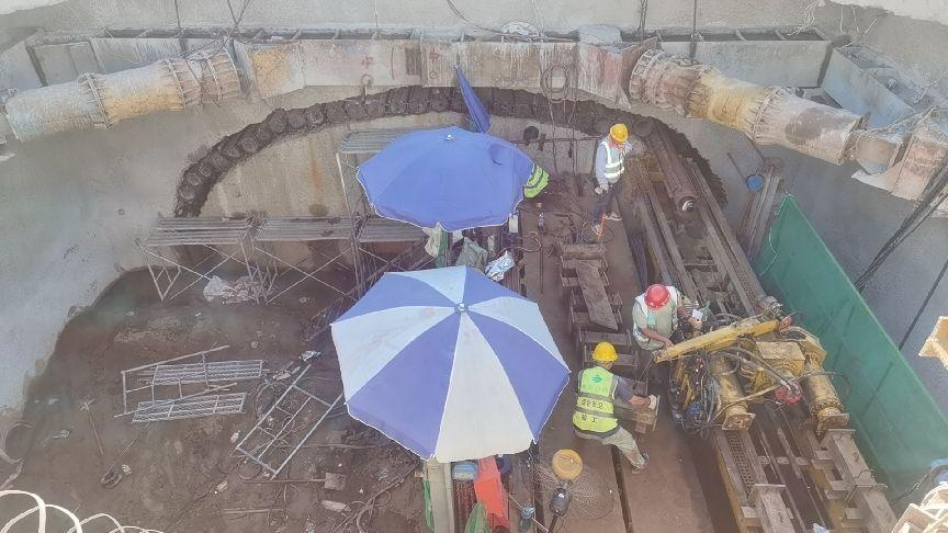 黄岛区港头站附属C出入口管幕(图1)