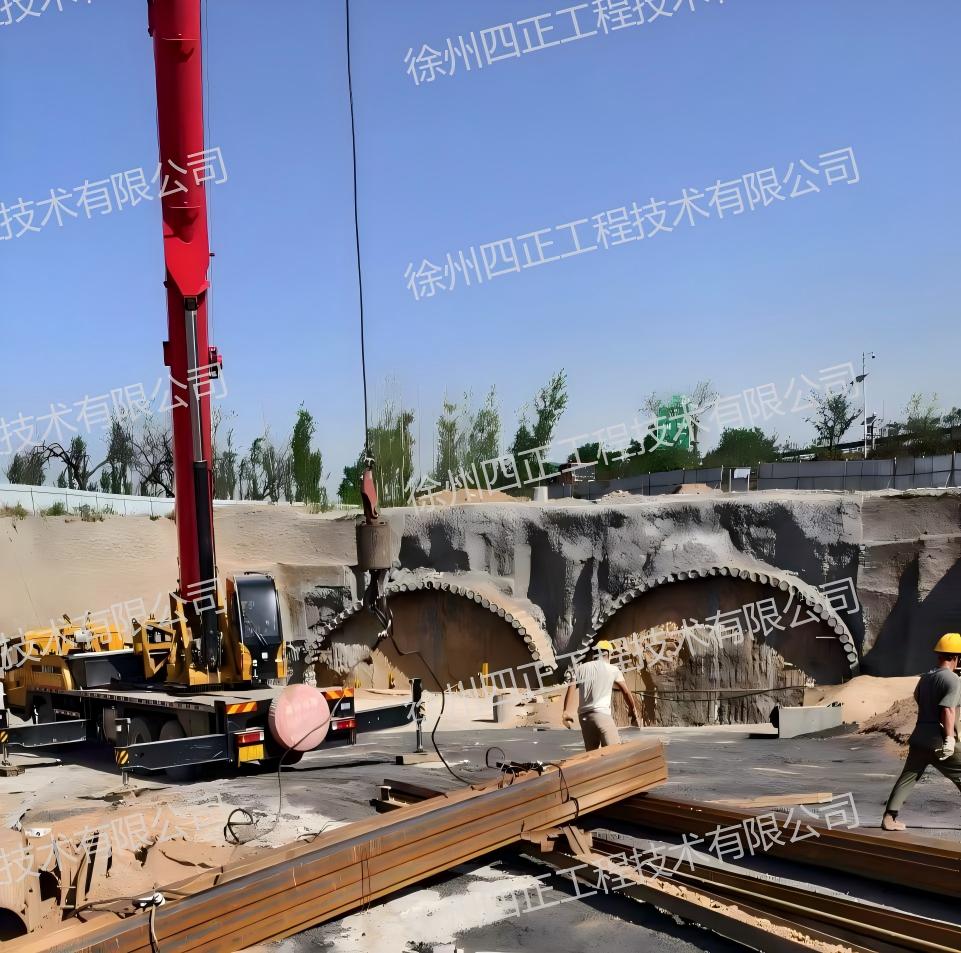 国道241线平遥香乐至沁源Φ402管幕工程一次性穿越92m(图1)
